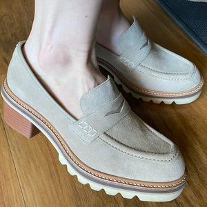Bernardo Selma Suede Loafer in Color Clay Size 8 USA